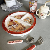 Divided Suction Plate (Howdy Cowgirl)