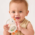 Teether with Rattle (Goose)