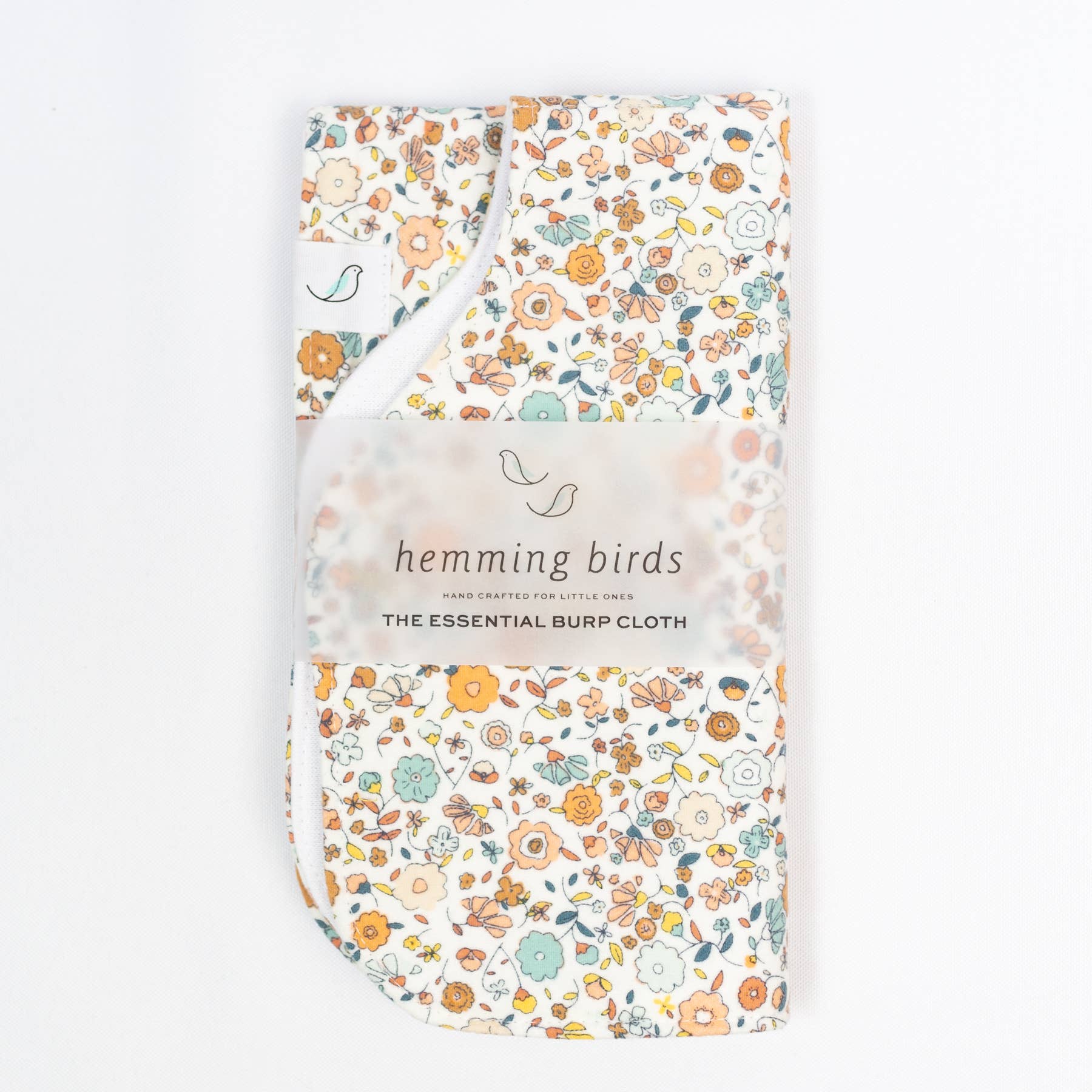 The Essential Burp Cloth (Ditsy Floral)