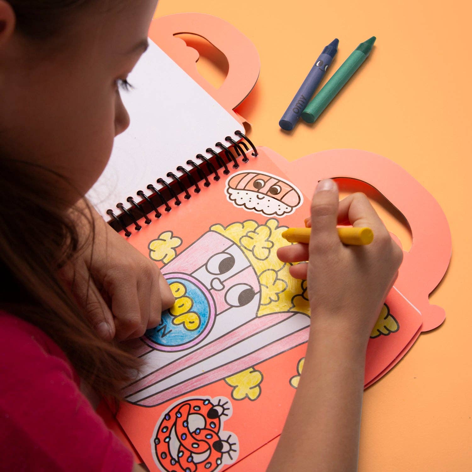 Yummy Super Coloring & Sticker Book