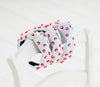 Beaded Headband (Pinstripe Poppies)