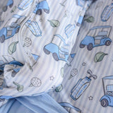 Zipper Footie (Caddie Crew Blue)