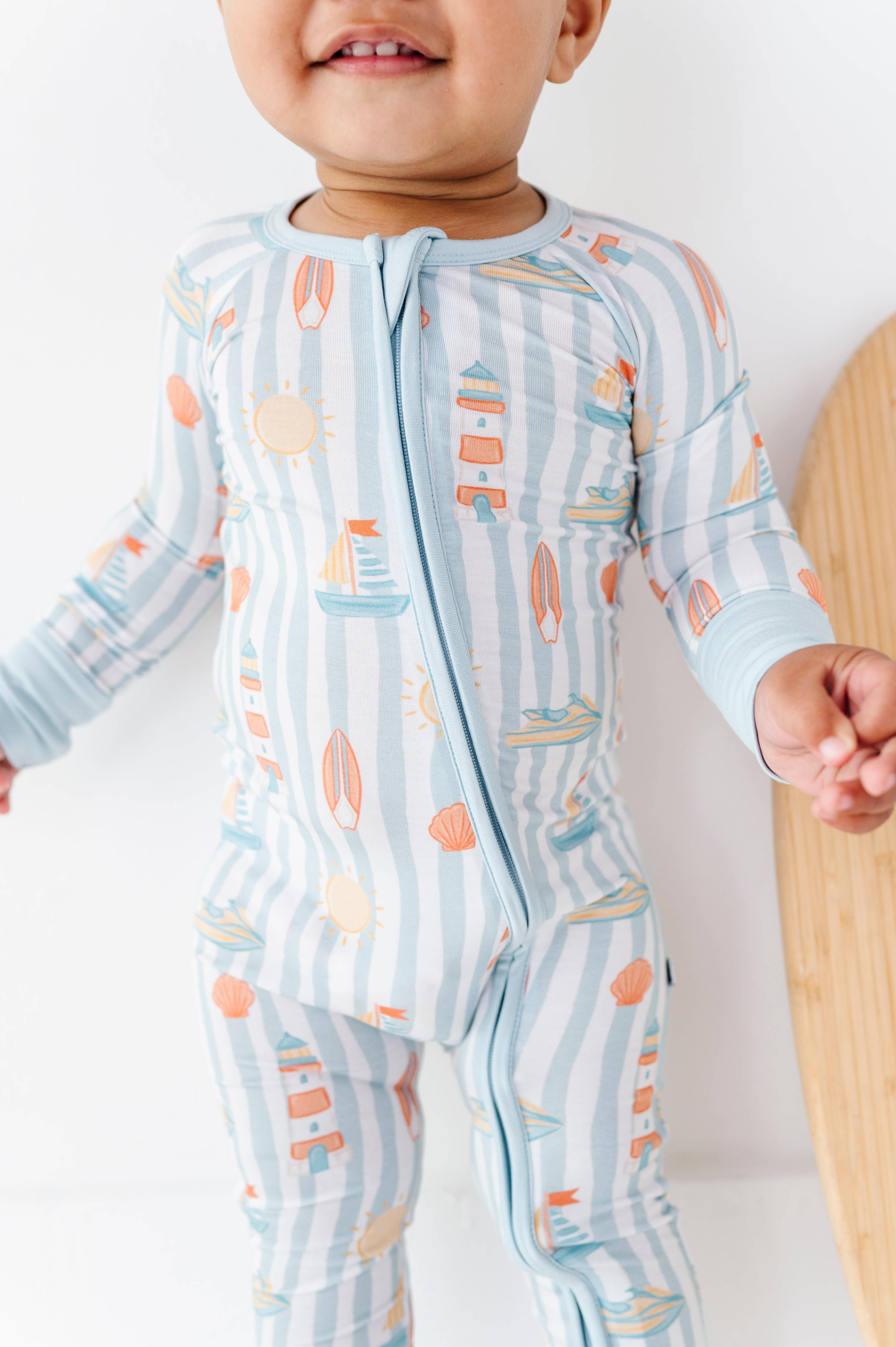 Convertible Footies (Boardwalk Buddies Blue)