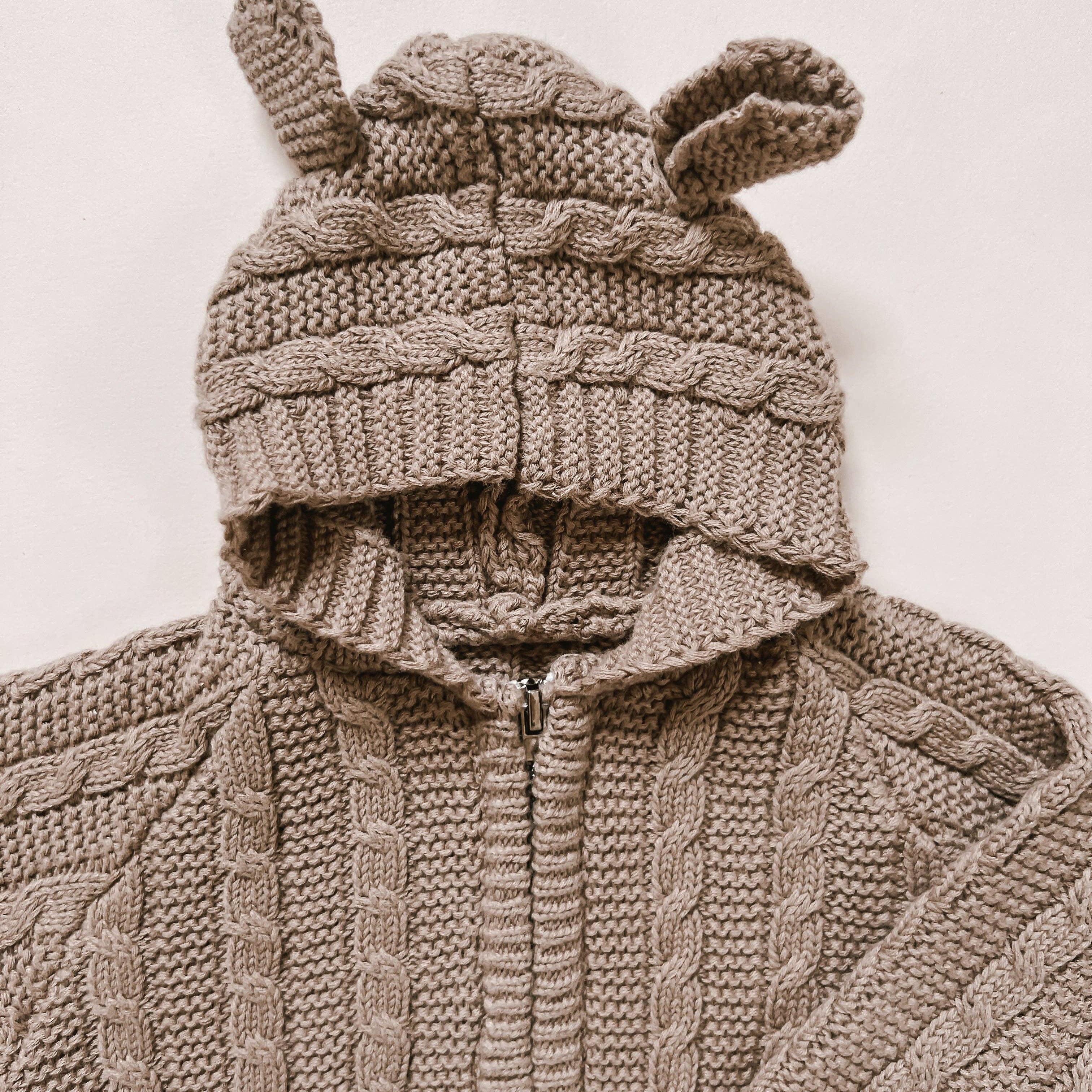Baby Bear Jumpsuit (Acorn)