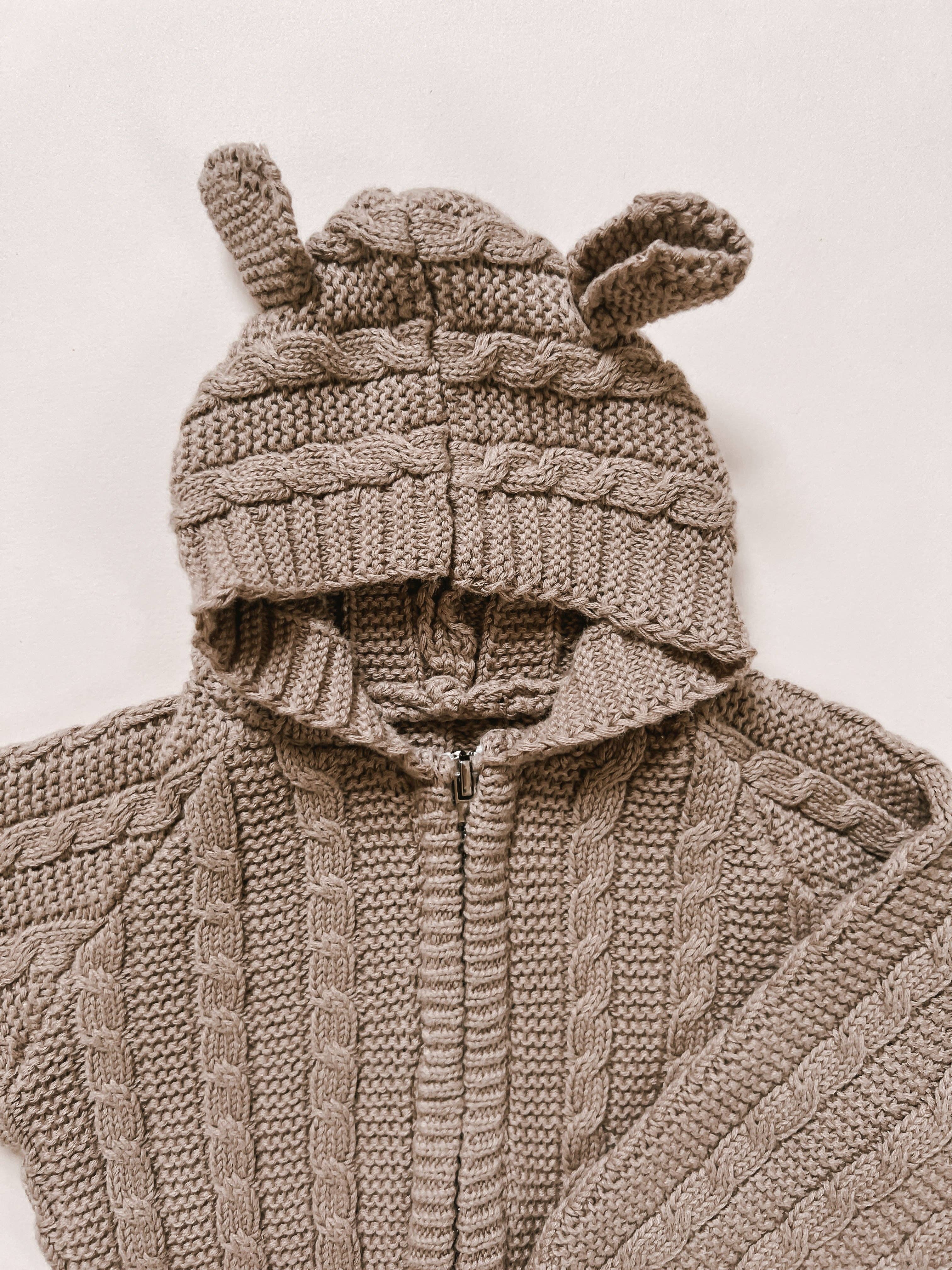 Baby Bear Jumpsuit (Acorn)