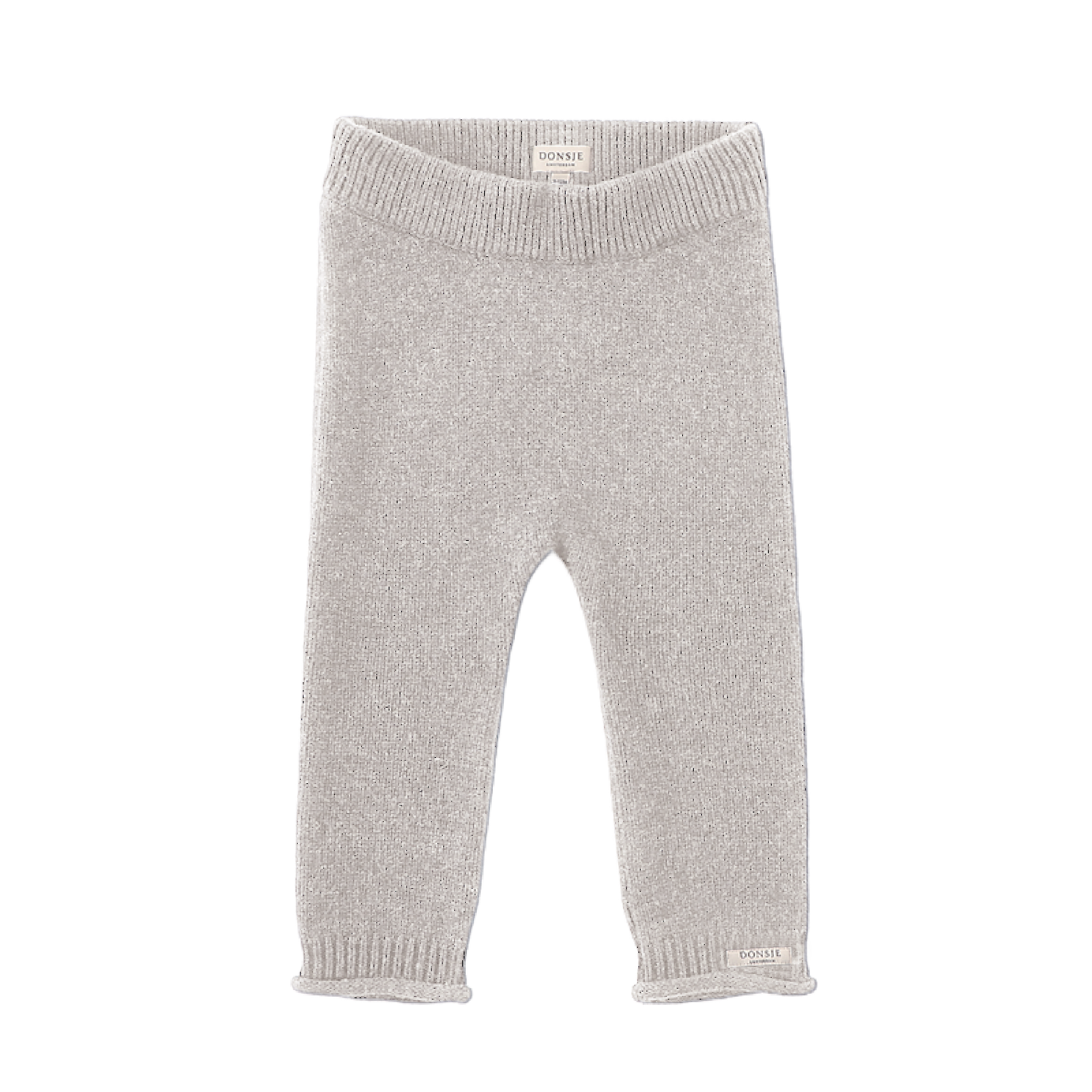 Trig Merino Wool Trousers (Soft Grey Melange)
