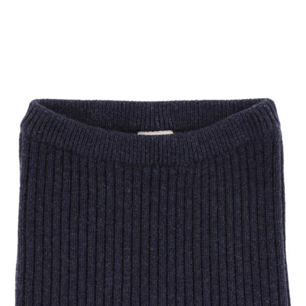 Nies Merino Wool Trousers (Blue Marine Melange)