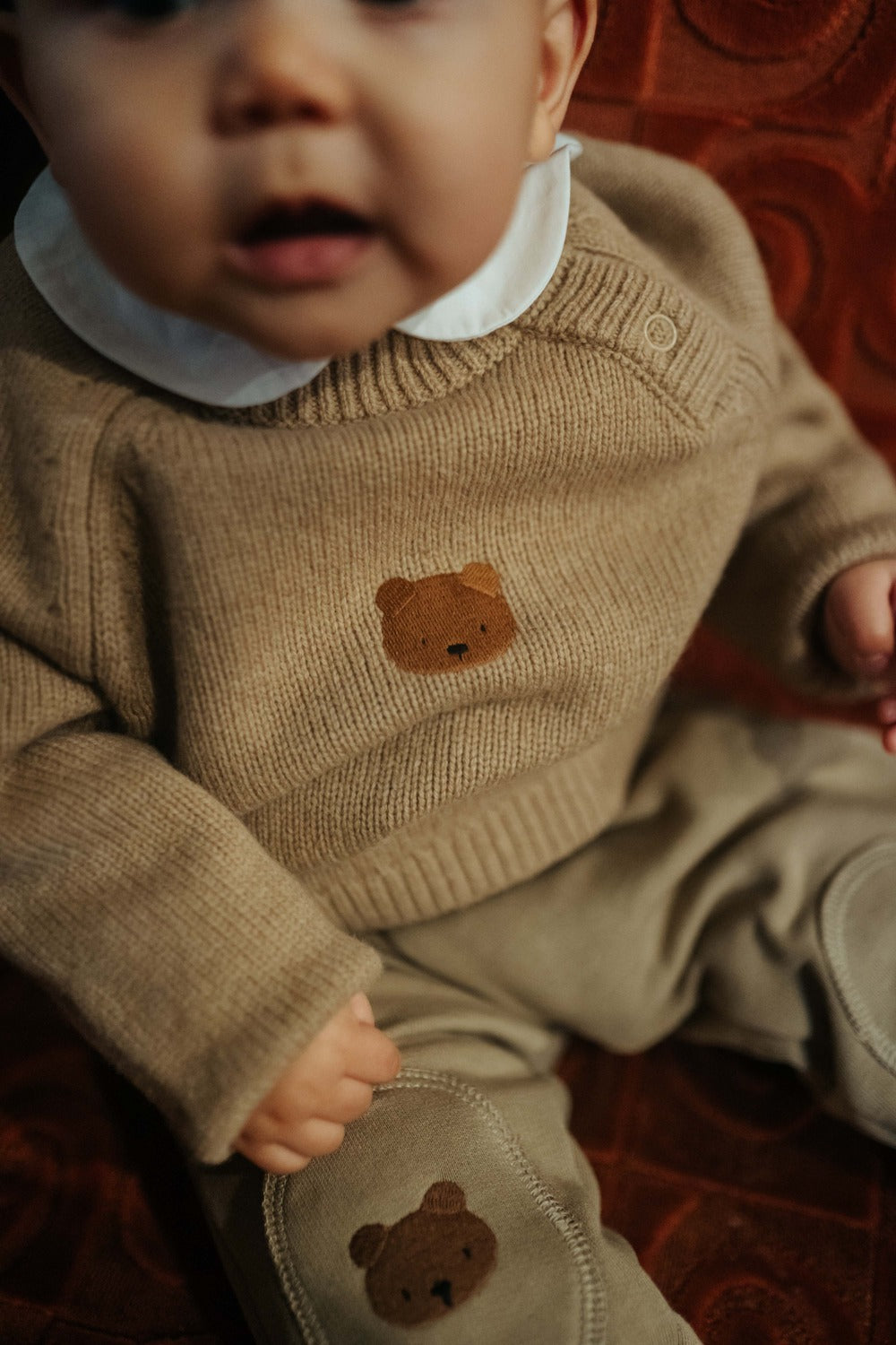 Bear Sibbe Merino Wool Sweater (Sesame)