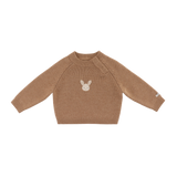 Sibbe Merino Wool Sweater Fluffy Bunny (Hazelnut)
