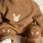 Sibbe Merino Wool Sweater Fluffy Bunny (Hazelnut)