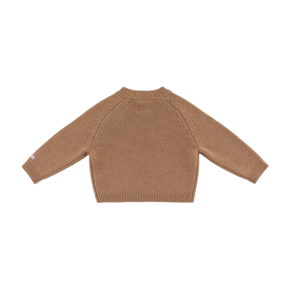 Sibbe Merino Wool Sweater Fluffy Bunny (Hazelnut)