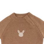 Sibbe Merino Wool Sweater Fluffy Bunny (Hazelnut)