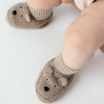 Bear Maicer Merino Wool Booties (Milk Chocolate Melange)