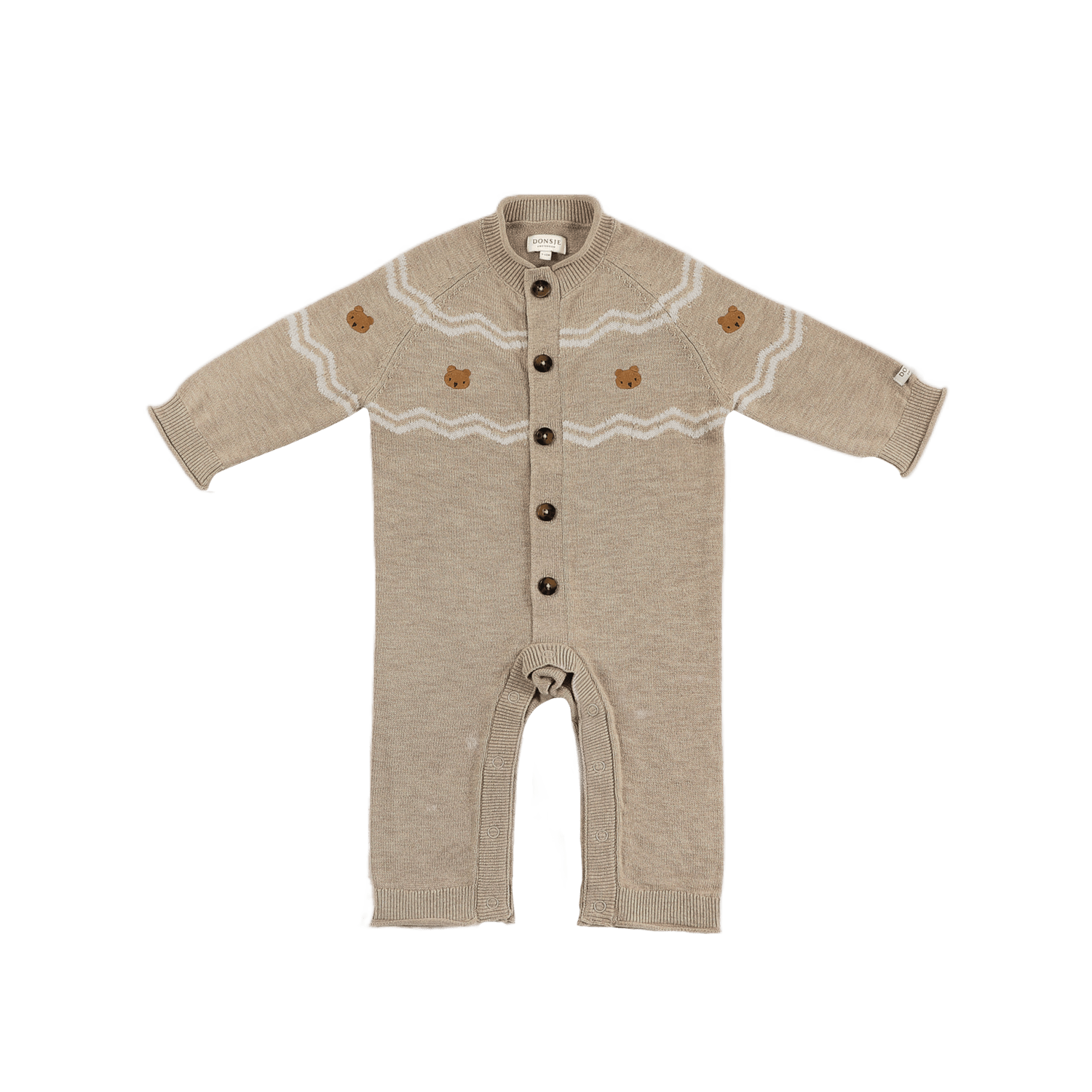 Bears Guillaume Merino Wool Jumpsuit (Latte Melange)