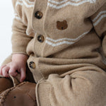 Bears Guillaume Merino Wool Jumpsuit (Latte Melange)