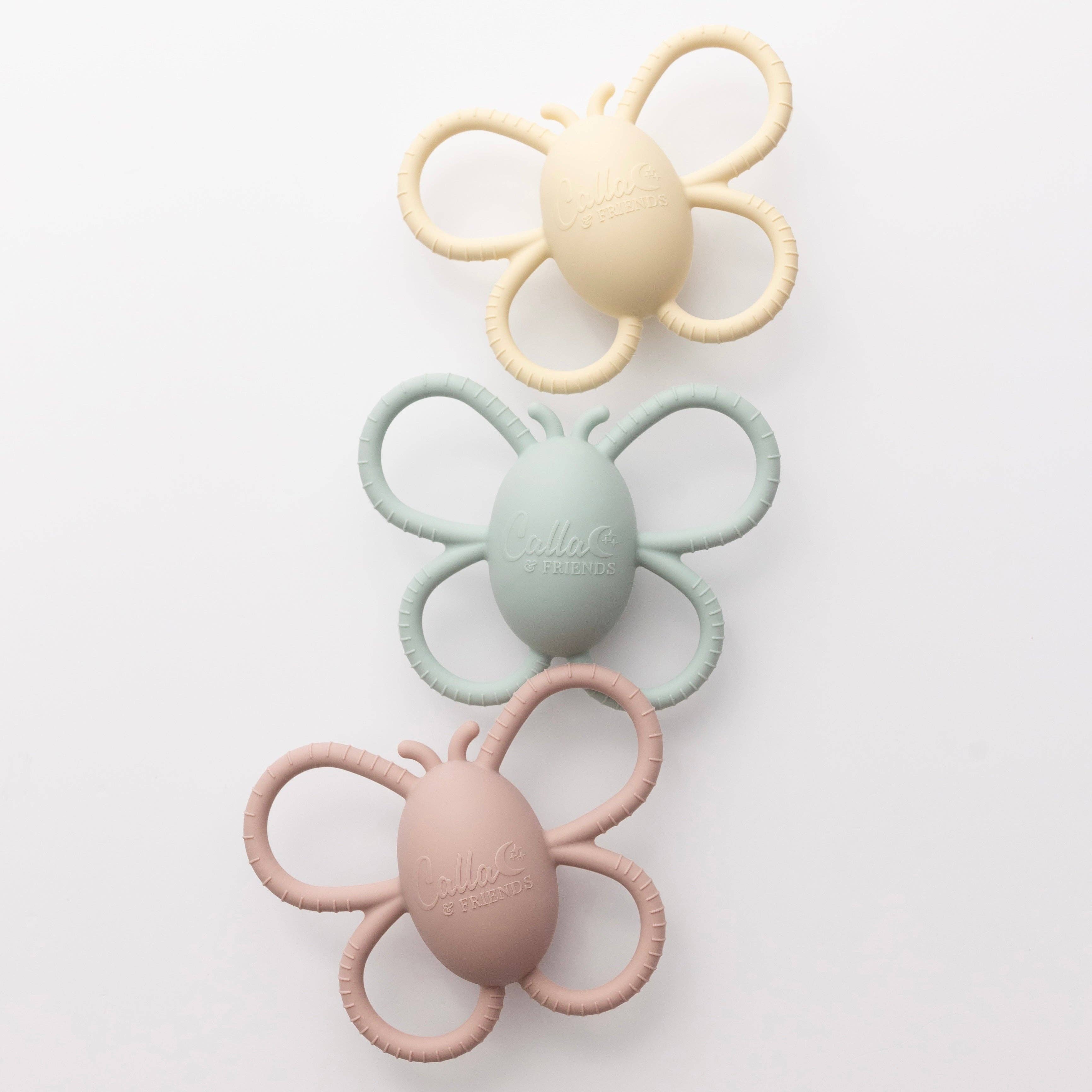 Butterfly Rattle Teether (Lemon)