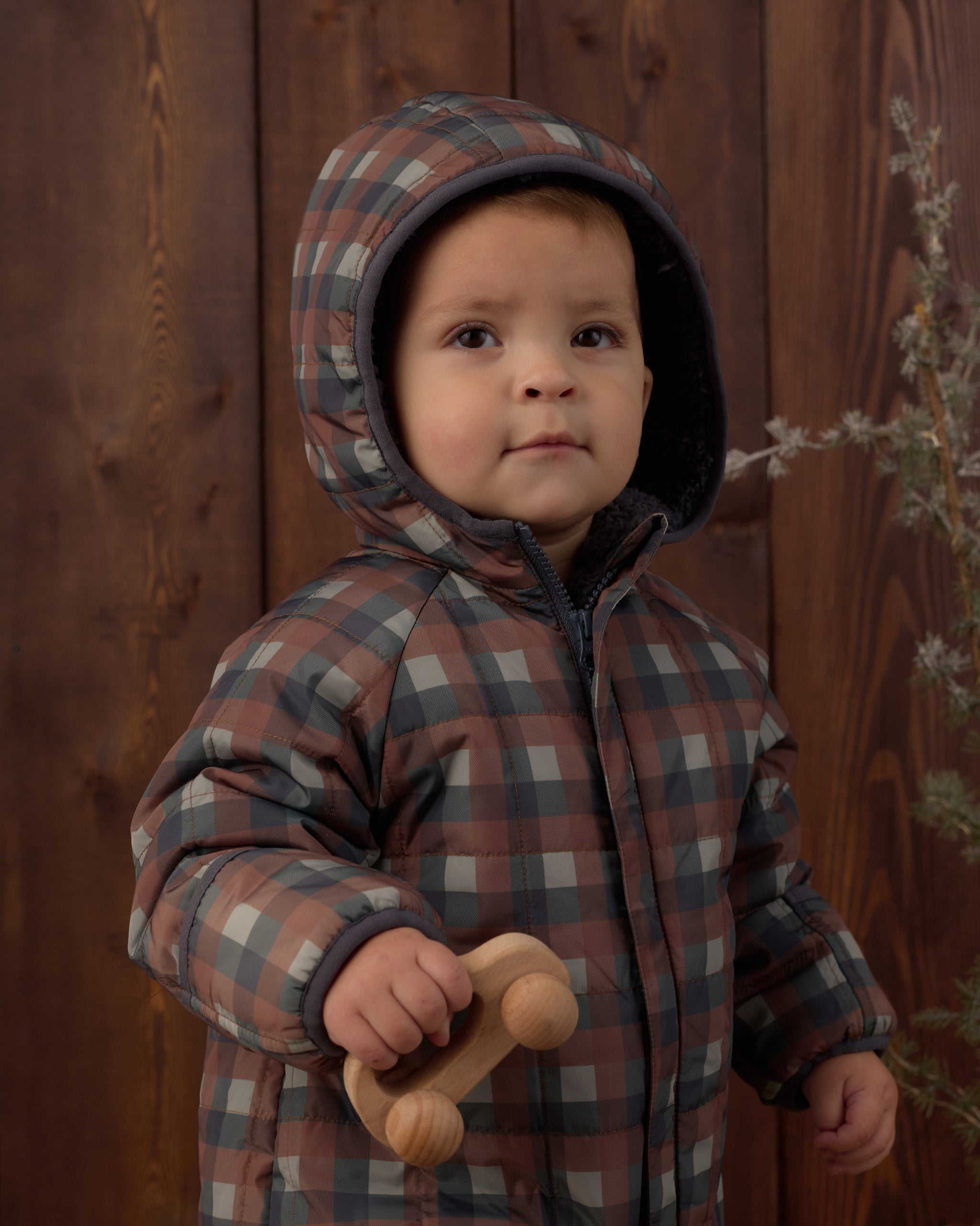 Cedar Puffer Suit (Midnight Check)