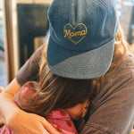 Denim Snapback Hat (Mama)