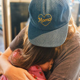 Denim Snapback Hat (Mama)