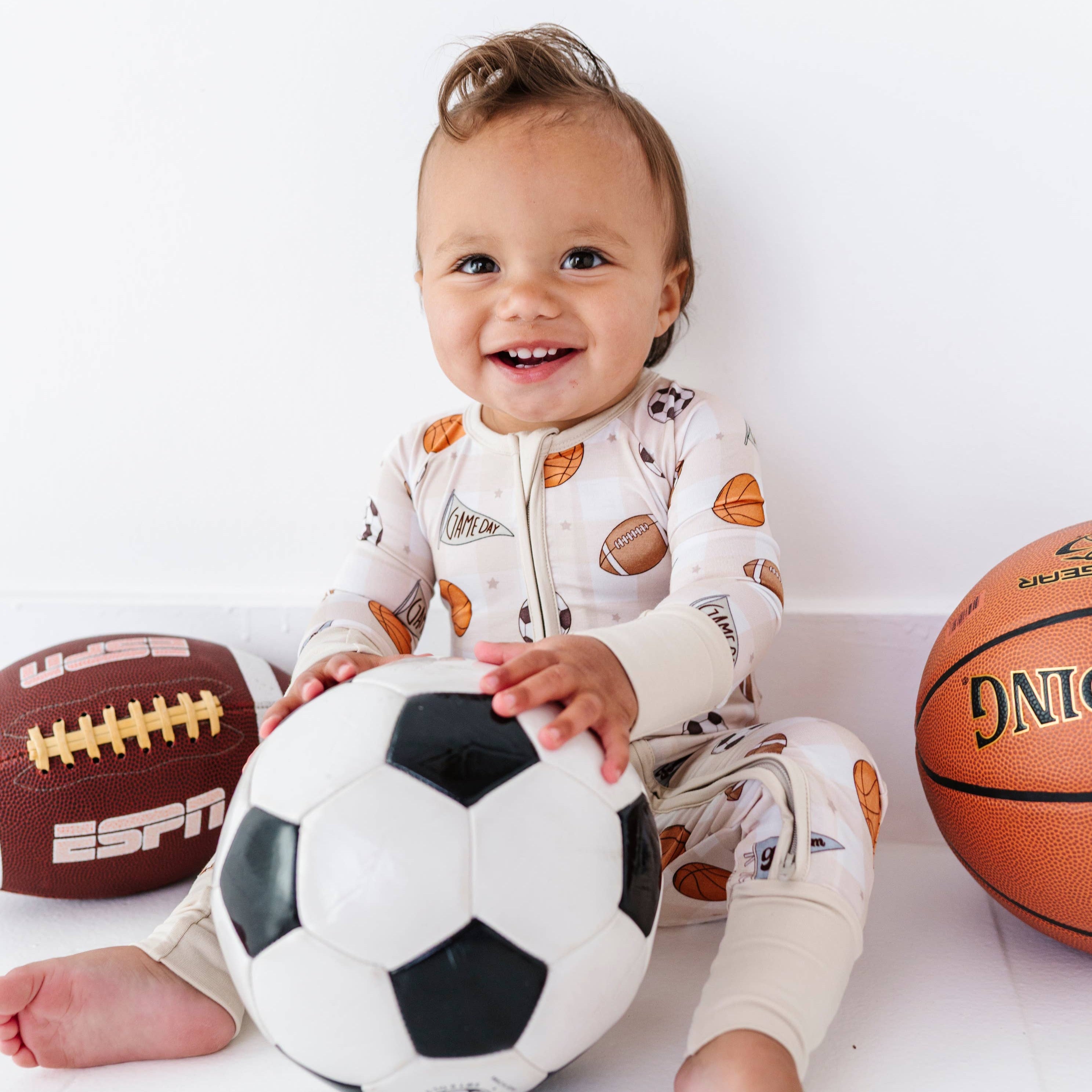 Convertible Footies (Game Day Gingham)