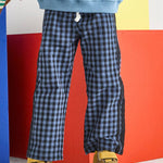Gingham Stripe Pant (Blue & Black)
