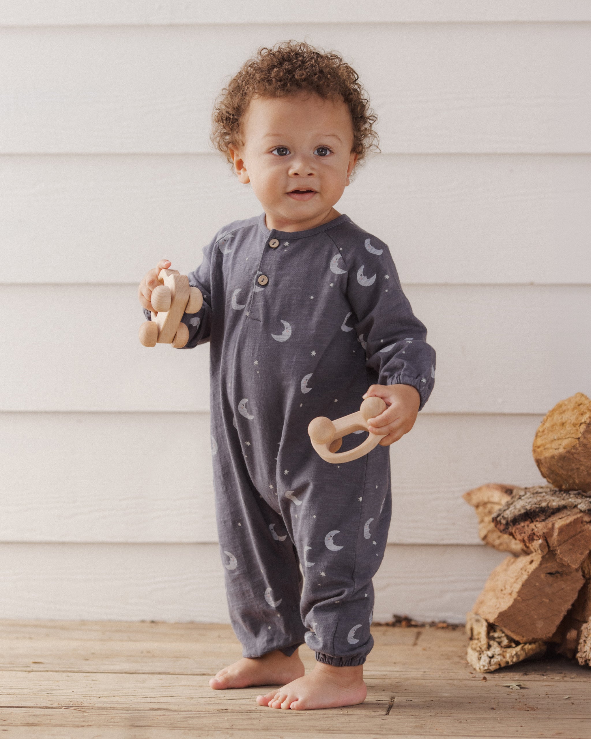 Henley Jumpsuit (Moons)