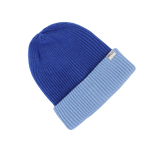 Thick Knit Beanie (Dark Blue/Light Blue)