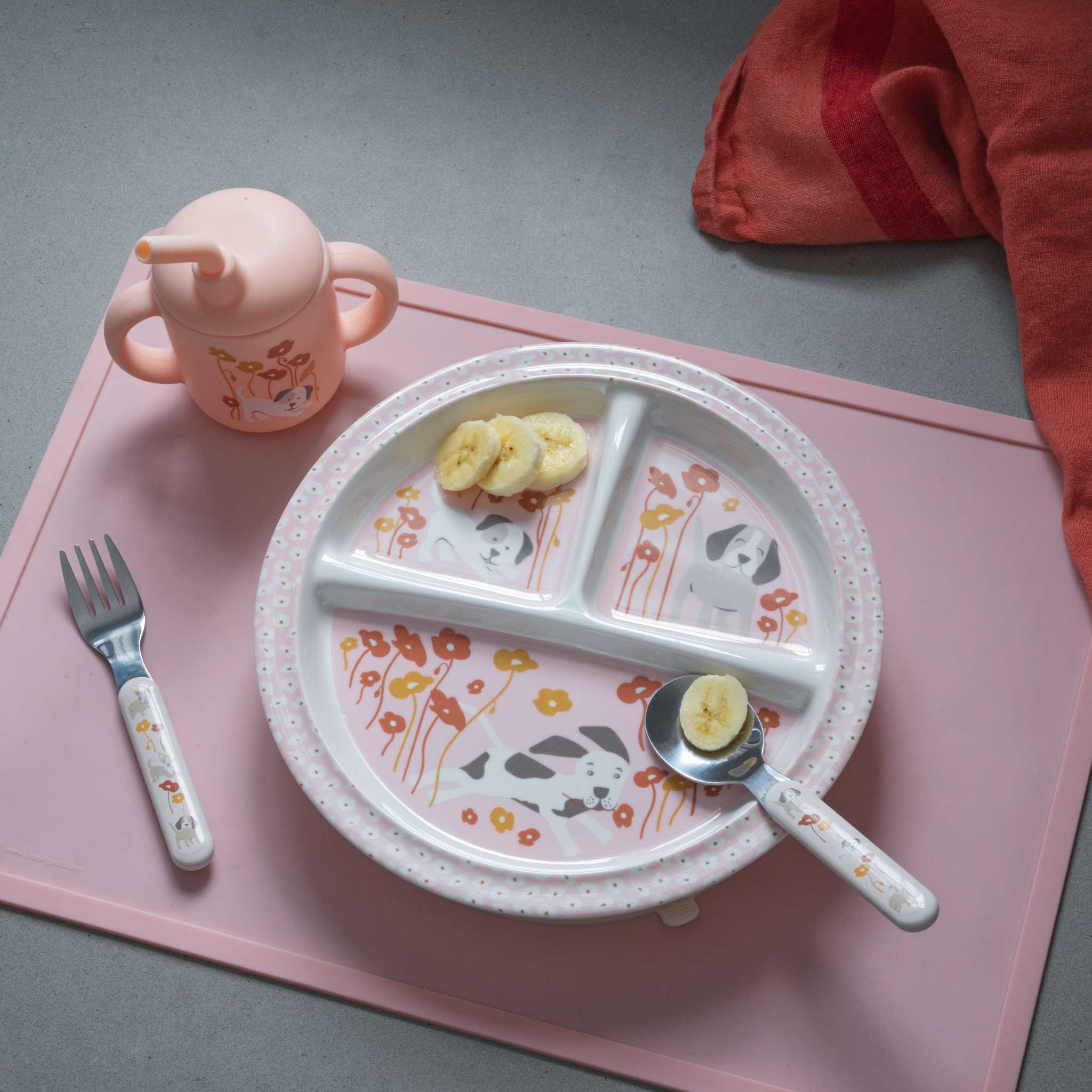 Silverware Set (Puppies & Poppies)
