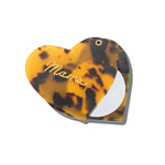 Mama Heart Compact Mirror (Tortoise)