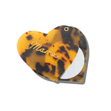 Mama Heart Compact Mirror (Tortoise)