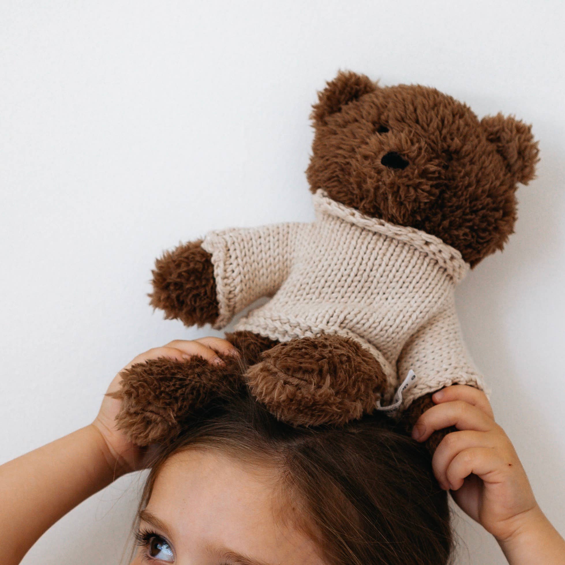 Milo Bear with Sweater (Chocolate)