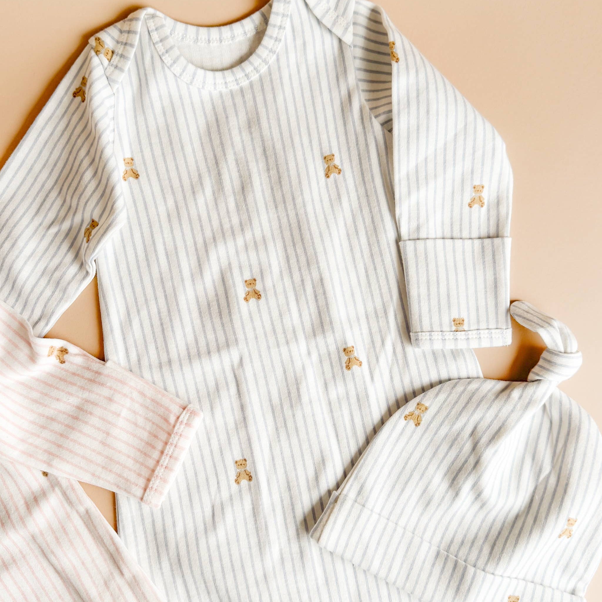 Layette Sleep Set (Teddy Bear Blue)