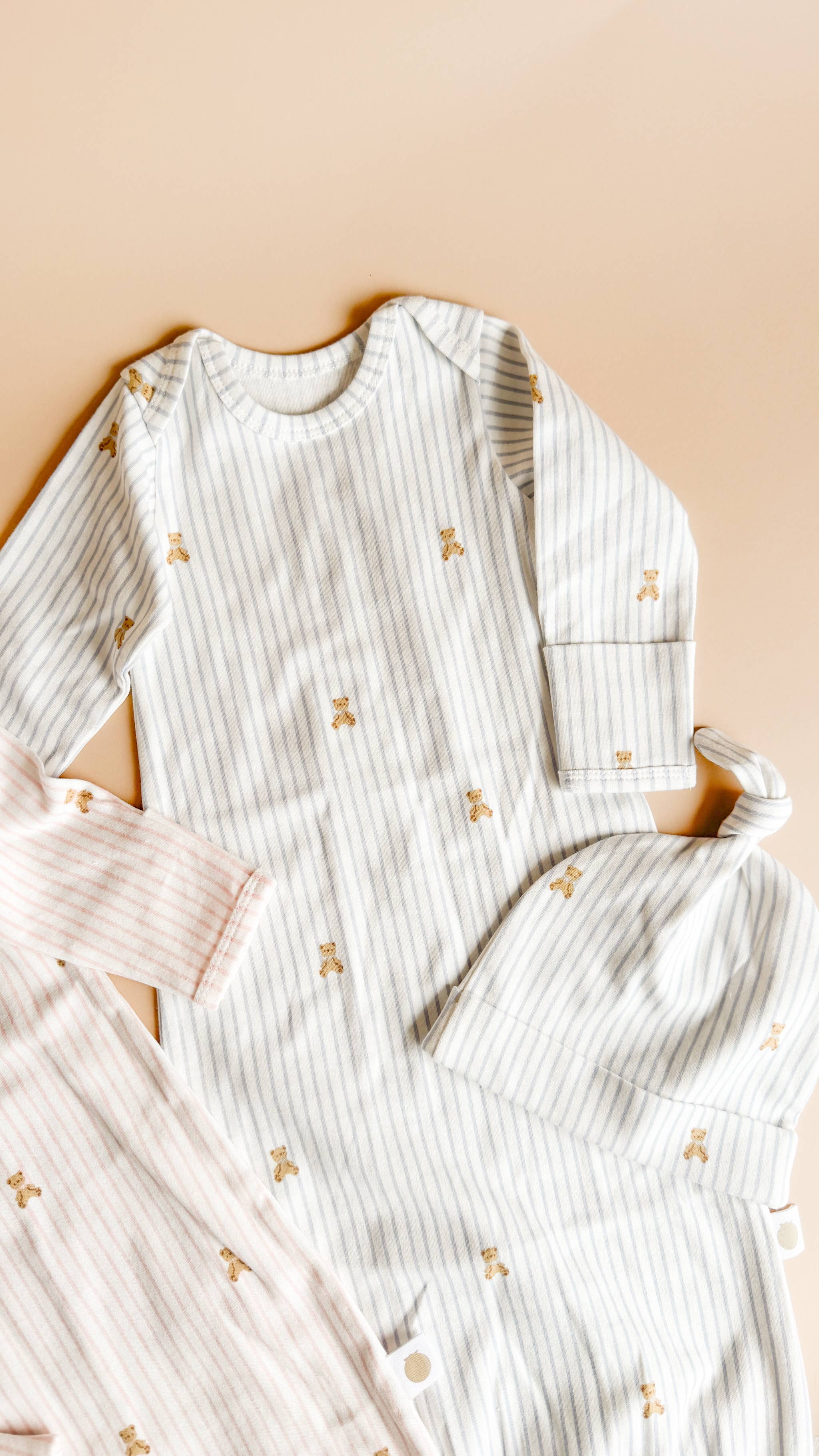 Layette Sleep Set (Teddy Bear Blue)