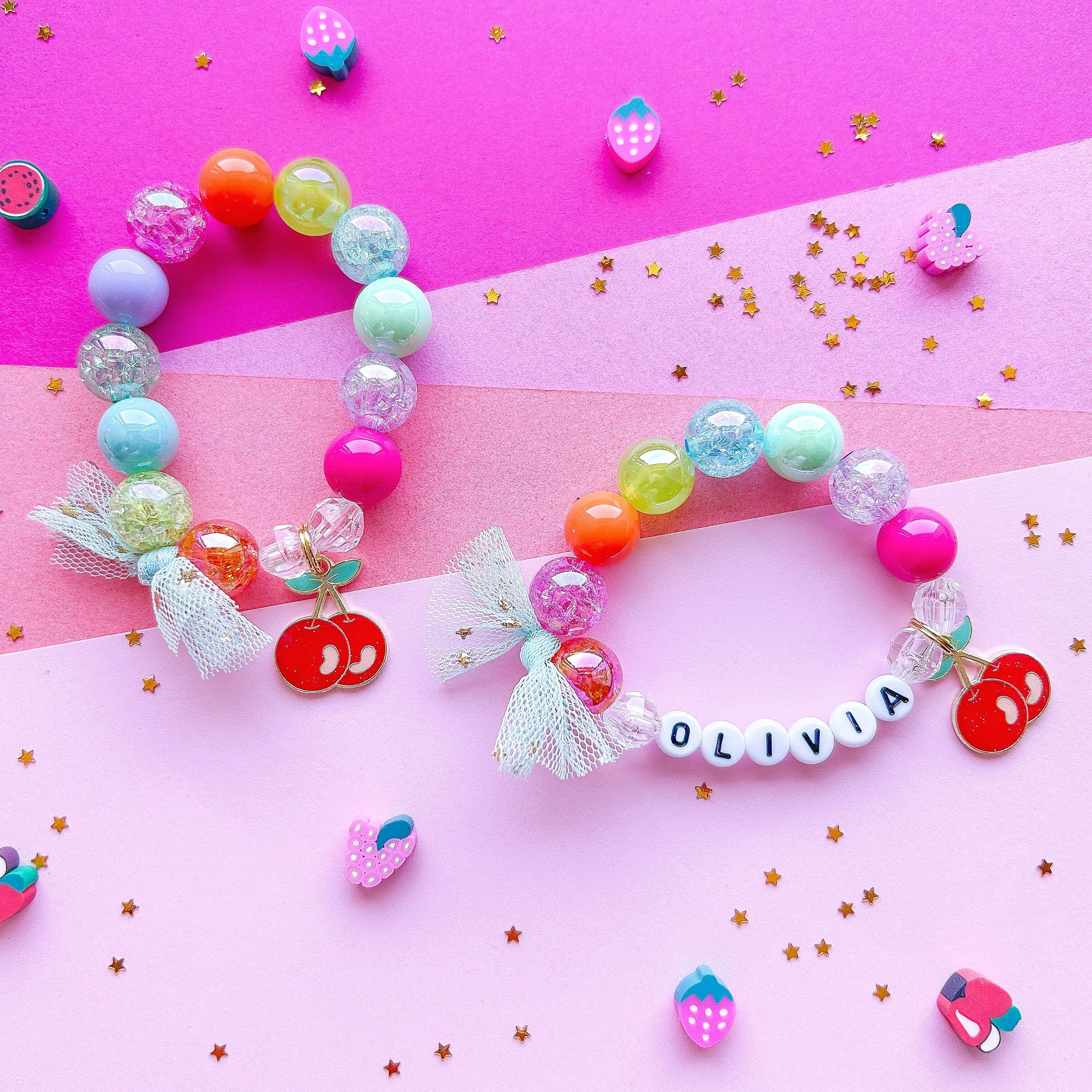 Rainbow Cherry Bracelet