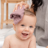 Muslin Baby Washcloths (Blush)