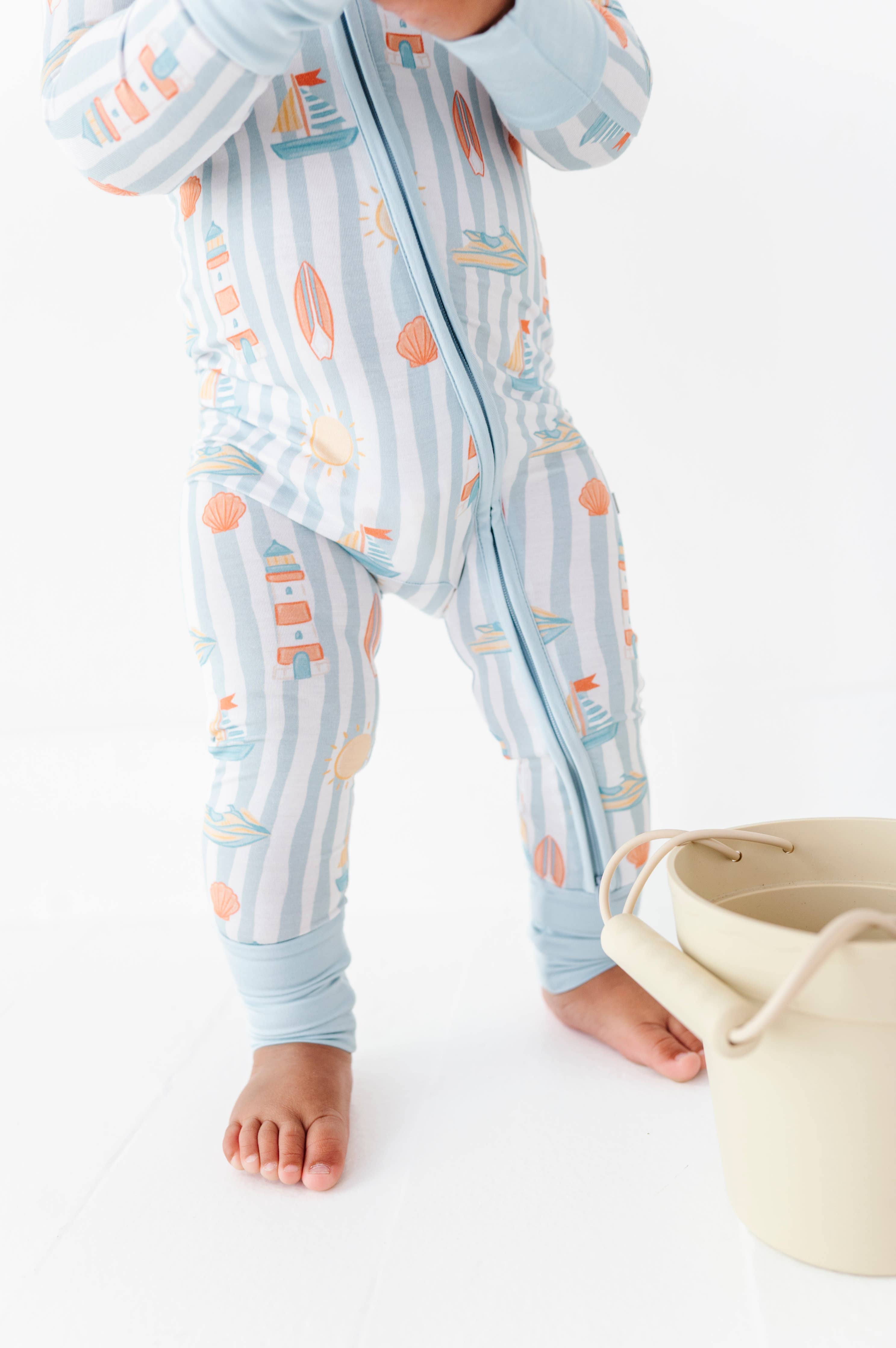 Convertible Footies (Boardwalk Buddies Blue)