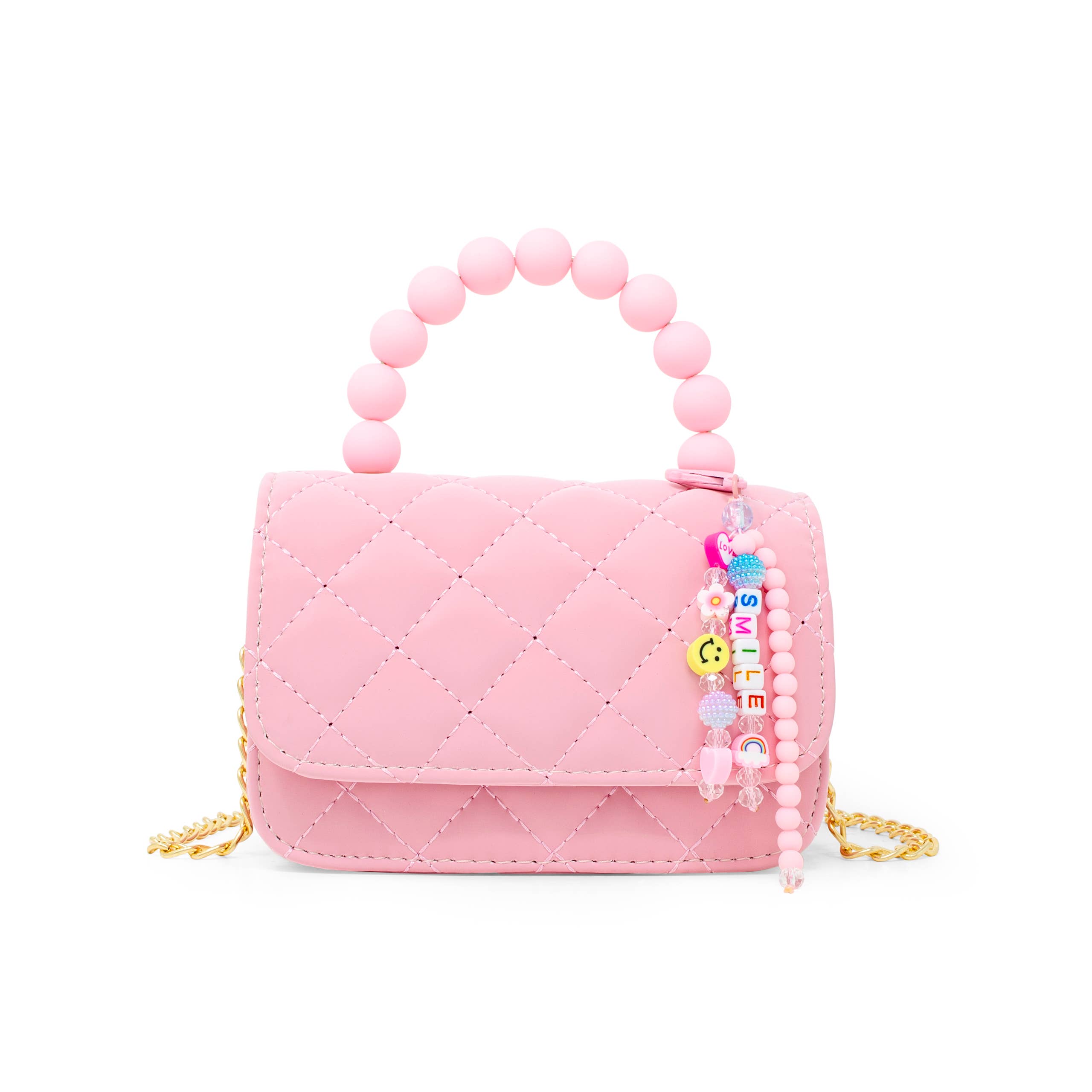 Pearl Charm Handbag (Pink)