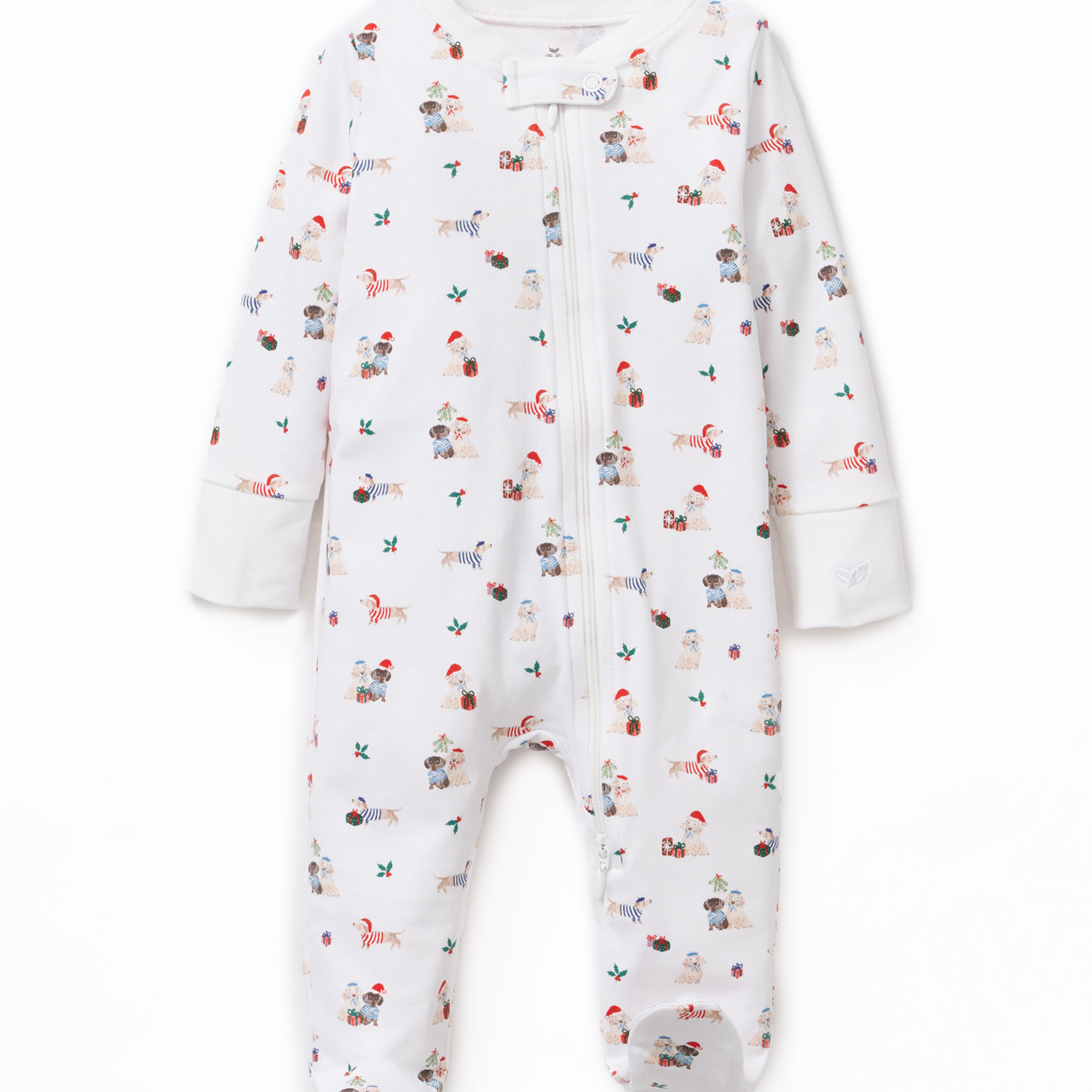 Infant Footie Romper (Woof de Noël)