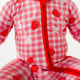 Convertible Footies (Strawberries & Dream)