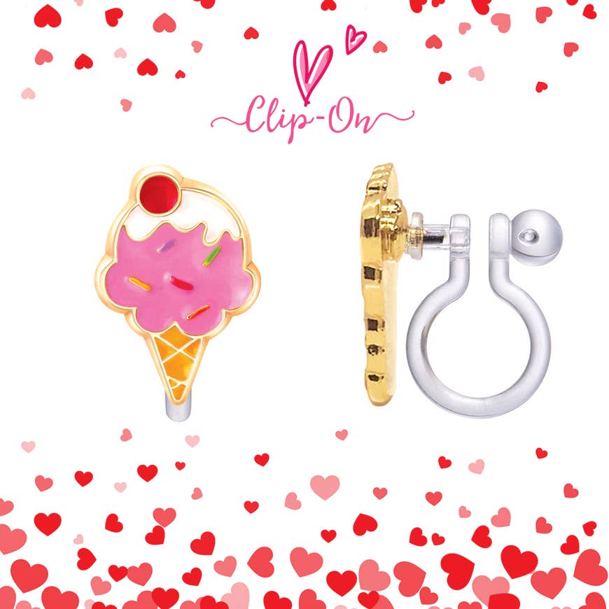 Cutie Clip On Earrings (Ice Cream Dream)