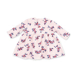Velour Empire Waist Dress and Bloomer (Nora Floral)