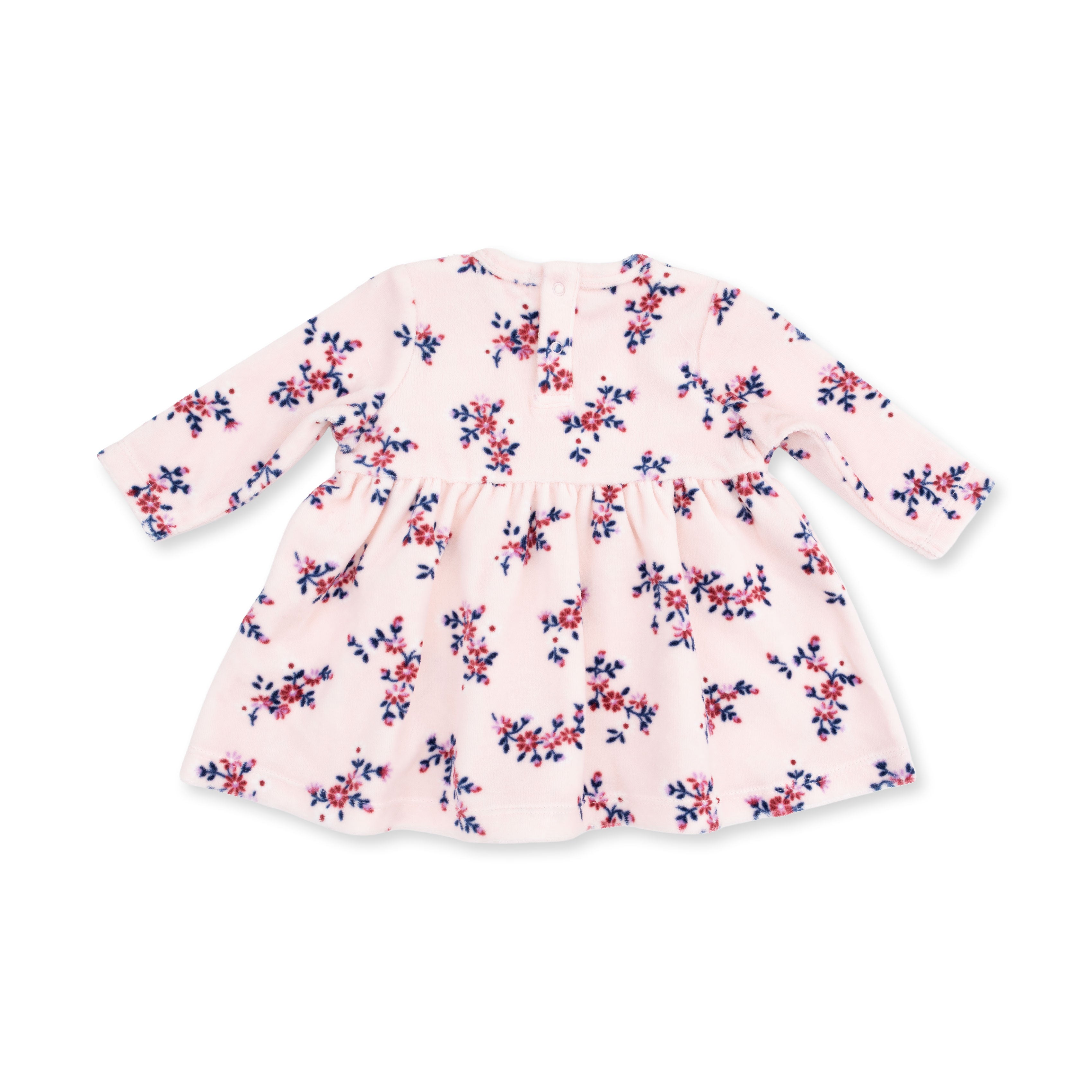 Velour Empire Waist Dress and Bloomer (Nora Floral)