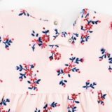 Velour Empire Waist Dress and Bloomer (Nora Floral)