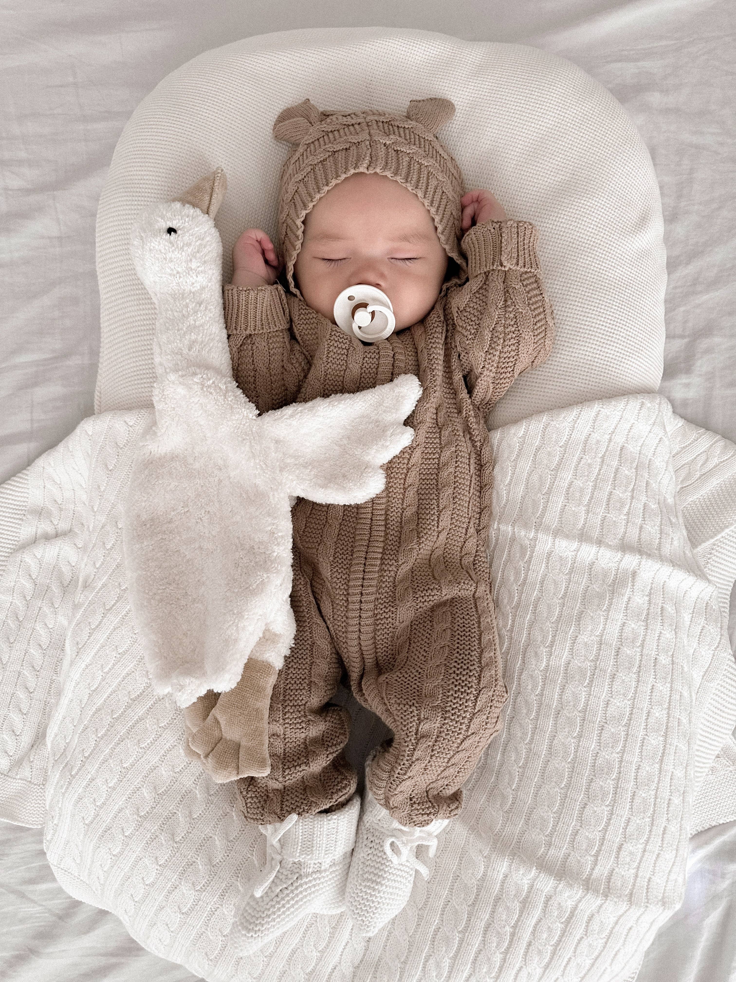 Baby Bear Jumpsuit (Acorn)