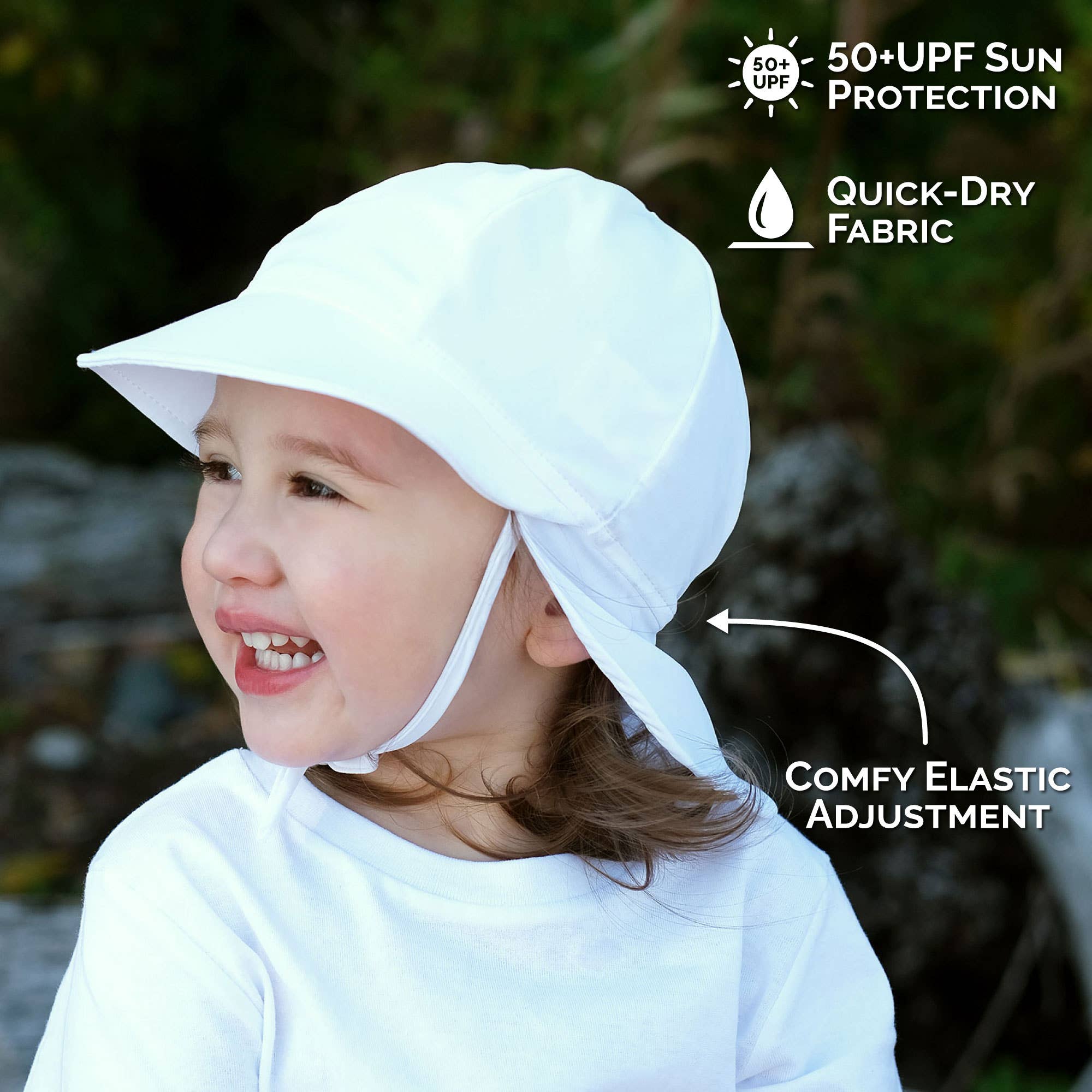 Sun Soft Baby Cap (White)