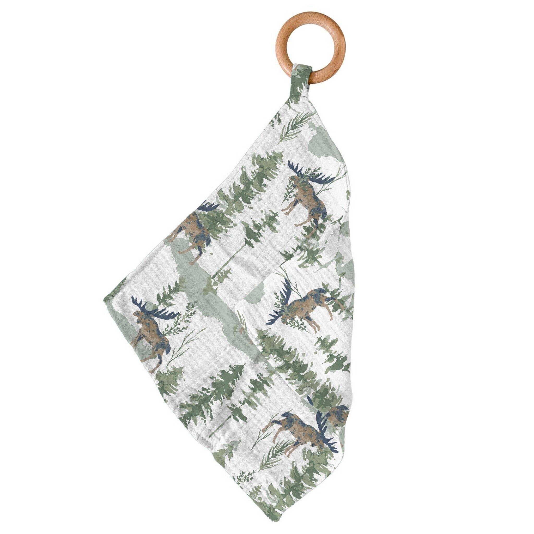 Bamboo Ring Teether (Mountain Moose)