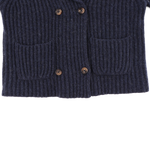 Sieb Merino Wool Cardigan (Blue Marine Melange)