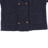 Sieb Merino Wool Cardigan (Blue Marine Melange)