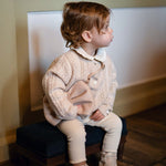 Danik Merino Wool Cardigan (Soft Sand)