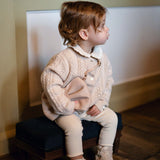 Danik Merino Wool Cardigan (Soft Sand)